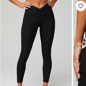 Oasis Rib HW Crossover 7/8 Legging